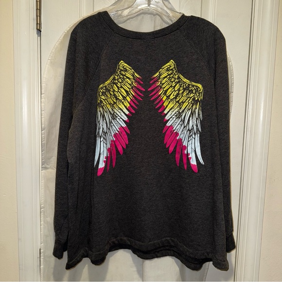 TORRID Fleece Tunic “Soar Free” Tunic Sweatshirt, size 2X, GUC, BEAUTIFUL - Picture 5 of 16